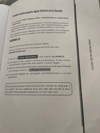 Història de la filosofia batxillerat
