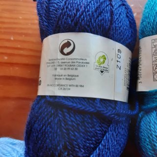 Lana PHILDAR Super Baby – 5 ovillos tonos azules