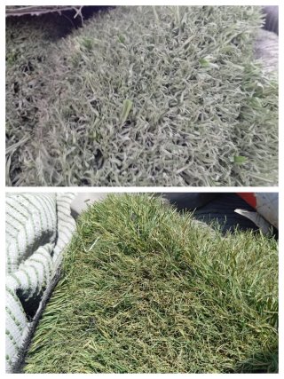 Césped artificial reciclado
