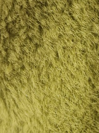Monedero de pelo verde
