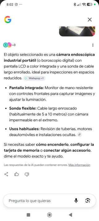 Cámara Endoscopia 10m