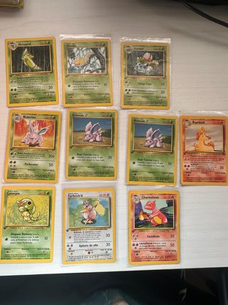 Lote 50 Cartas Pokémon Base SET