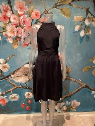 Vestido Halter Zara Negro