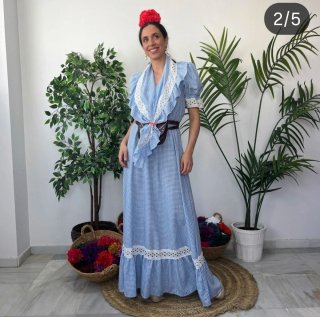 Vestido Flamenco Feria Romería