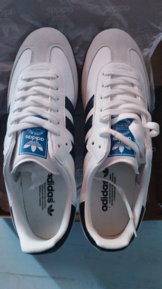 Adidas Samba Talla 40 Blancas y Negras