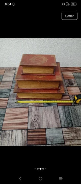 Caja joyero estilo libro