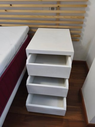 Cama 140x200 con Cabecero y Mesitas o suelto