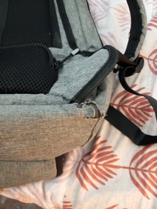 Mochila para portátil gris