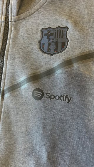 Felpa Nike Tech Fleece Barcellona Grigia NUOVA