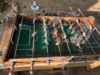 Futbolín recreativo de madera