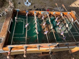 Futbolín recreativo de madera