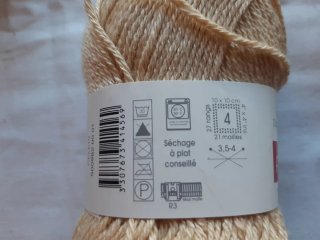PHILDAR Muse algodón y lino – 7 ovillos