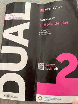Història de l'Art, Batxillerat 2, Dual Llibre d...