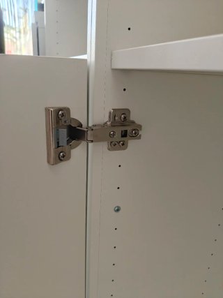 LAPPVIKEN Puerta Blanco + Bisagra Presión