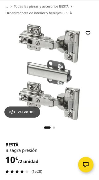 LAPPVIKEN Puerta Blanco + Bisagra Presión