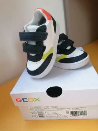 Geox B Eclyper A Scarpe Bambino Blu/Bianco
