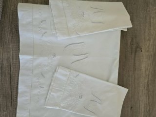 Juego de sábanas y fundas vintage