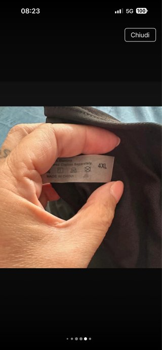2 slip bikini vita alta marrone taglia XXXL