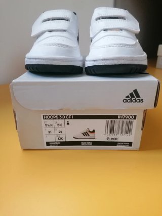 Adidas Hoops 3.0 CF Scarpe Bambino Taglia 21