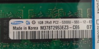 Samsung RAM 1GB DDR2 PC2-5300U