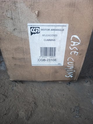 Motor de arranque Case-Cummins