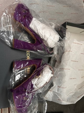Zapatos de tacón Pedro Miralles morados un uso