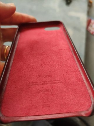 Funda Apple Piel iPhone 8/7 Rojo (PRODUCT)