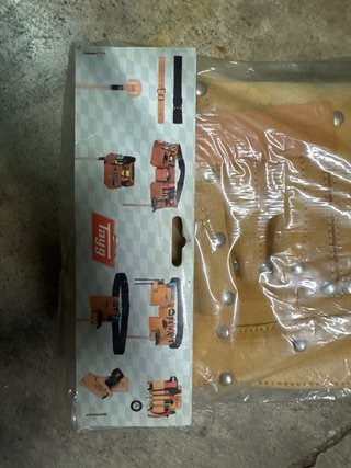 Cinturón de herramientas de cuero