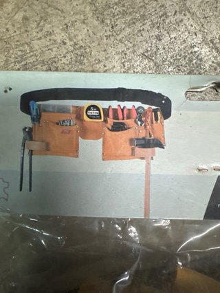 Cinturón de herramientas de cuero