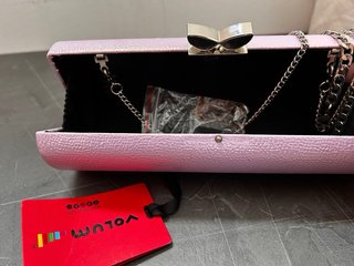 Bolso fiesta Volum morado un solo uso