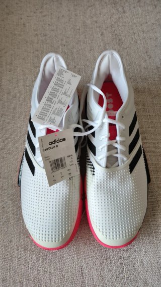 Zapatillas Adidas Sole Court M - Blancas y Rosas