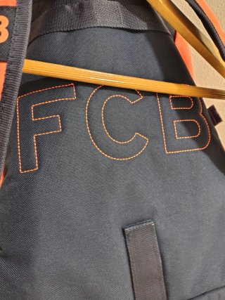 Mochila FC Barcelona Naranja Fluorescente