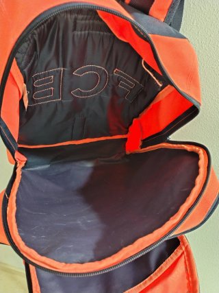 Mochila FC Barcelona Naranja Fluorescente