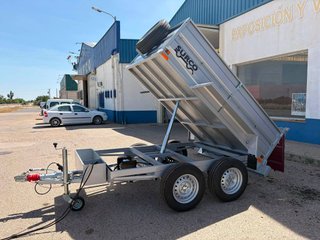 Remolque basculante eléctrico 2 ejes