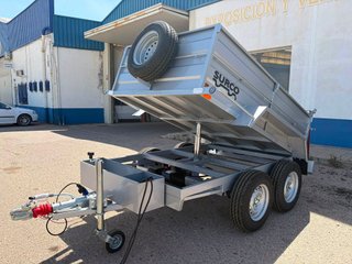 Remolque basculante eléctrico 2 ejes