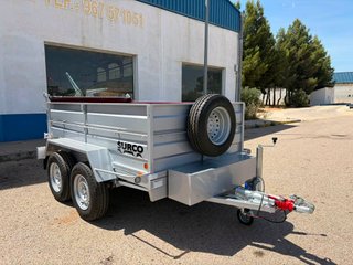 Remolque basculante eléctrico 2 ejes