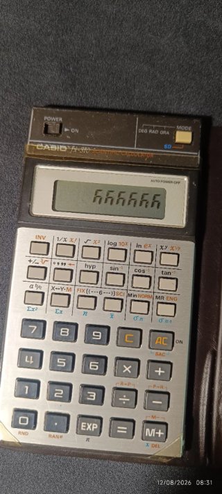Calculadora Científica Casio fx-310 (1980) LEER