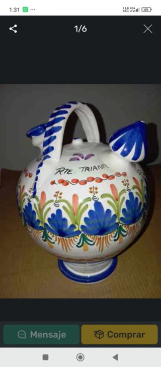 Botijo de cerámica Rte. Triana