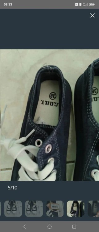 Scarpe donna blu e bianche n. 38