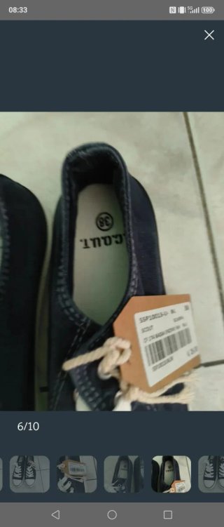 Scarpe donna blu e bianche n. 38