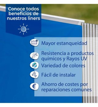 Liner PVC Impermeable Piscina Gre FPR352 350x120cm
