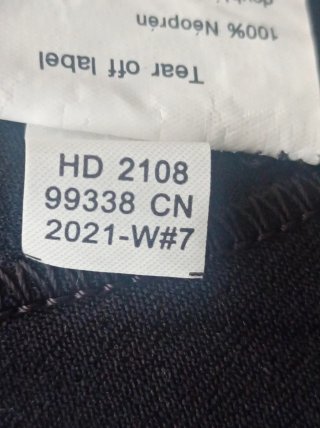 Neopreno Orca negro