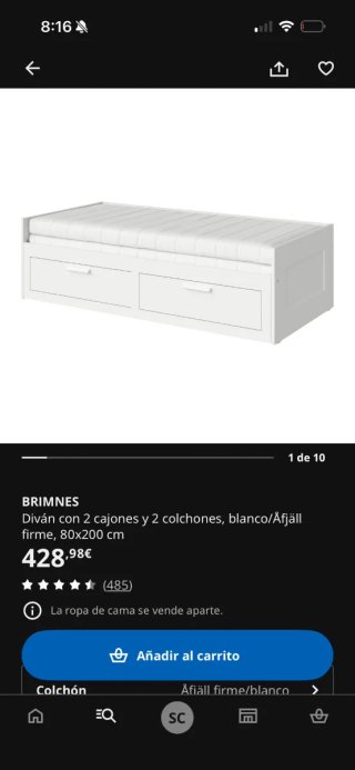 Cama infantil Brimnes NUEVA