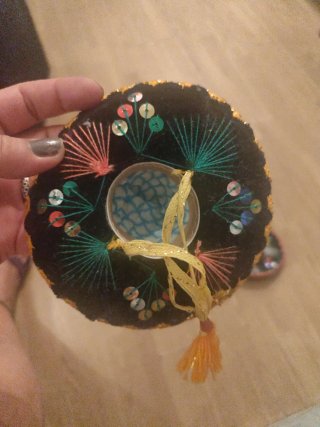 4 Sombreros Mexicanos Decorativos
