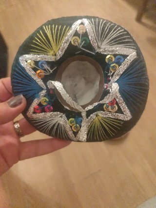 4 Sombreros Mexicanos Decorativos