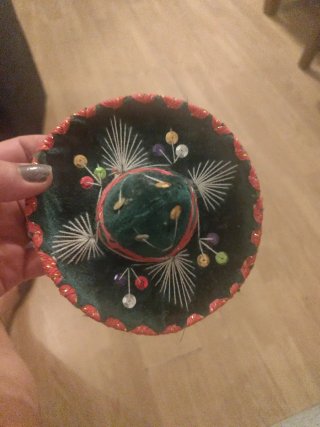4 Sombreros Mexicanos Decorativos