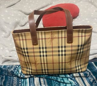 Bolso vintage Burberry Beige/Marrón