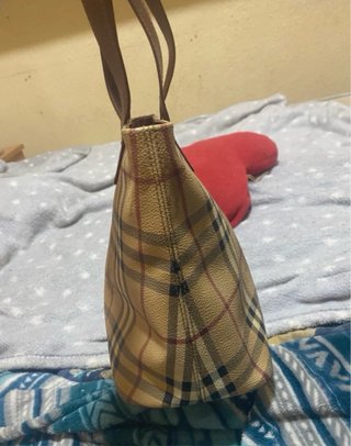 Bolso vintage Burberry Beige/Marrón