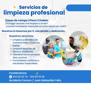 Limpieza Pisos, Chalets, casas, remodelaciónes