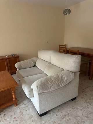 2 Divani in tessuto beige a 2 posti